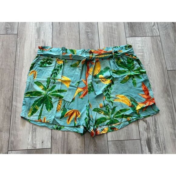 G by Giuliani plus size Hawaiian tropical shorts size 3X - Picture 1 of 10